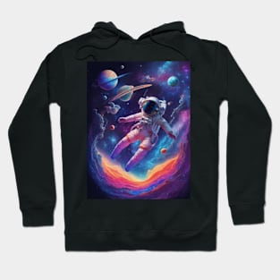 Astronaut in Cosmic Bliss Hoodie